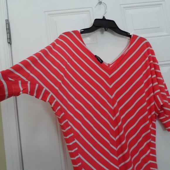 BEBE- Vintage  3/4 length sleeve striped shirt. Size S - Picture 3 of 4